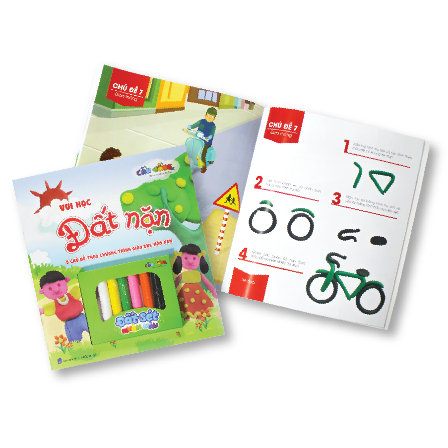 Bộ đất nặn nhỏ - Vui học 9 chủ đề