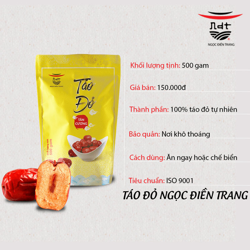 Giới thiệu táo đỏ Ngọc Điền Trang