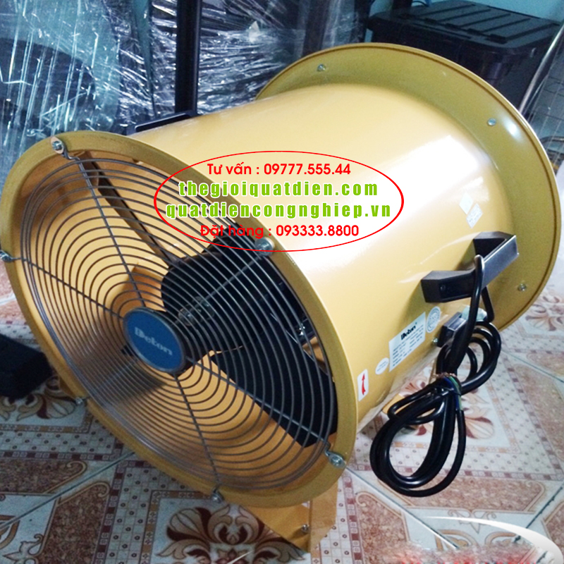 Quạt hướng trục cao áp xách tay Deton