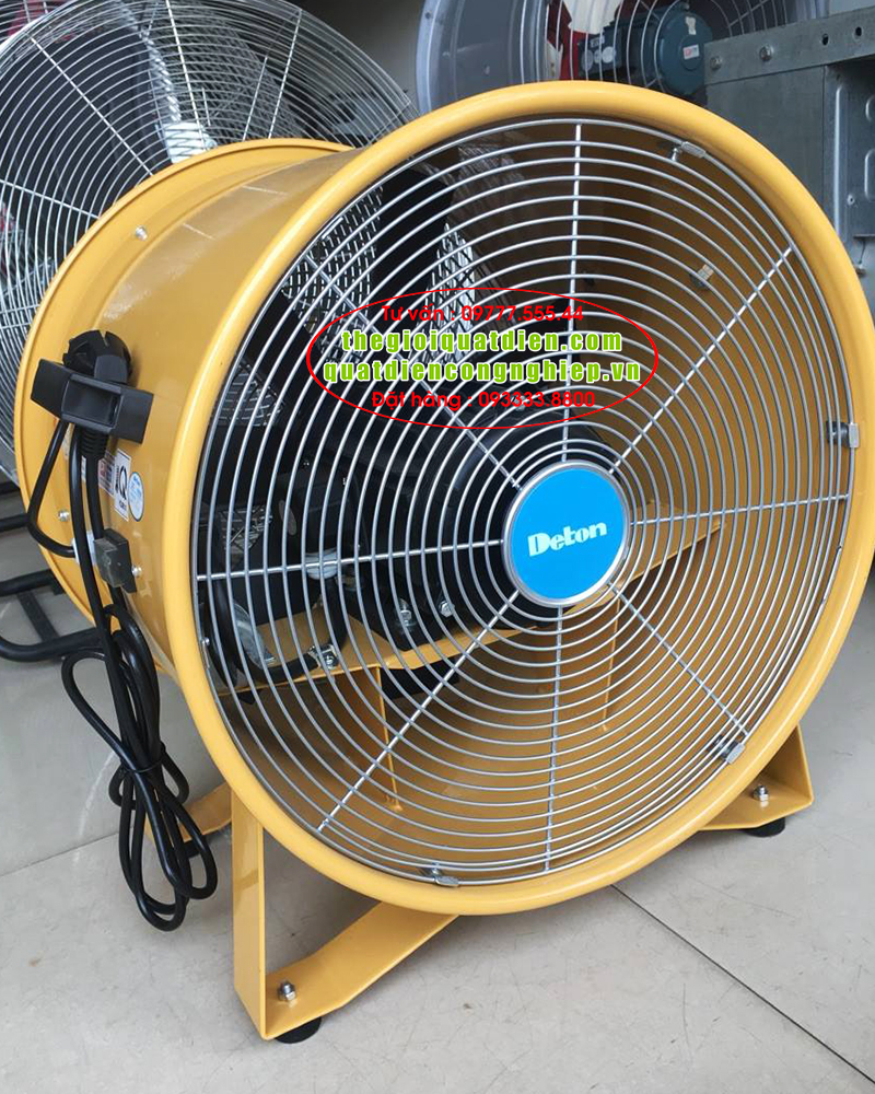 Quạt hướng trục cao áp xách tay Deton