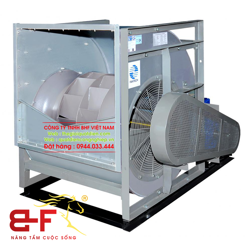 Kiểu dáng quạt ly tâm lưu lượng gió lớn