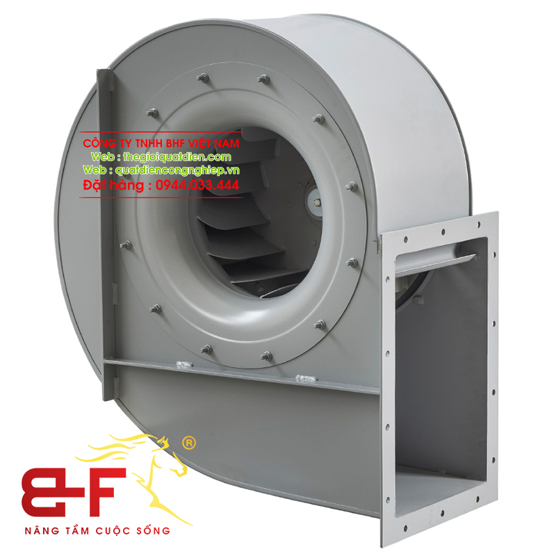 Kiểu dáng quạt ly tâm trung áp truyền động trực tiếp