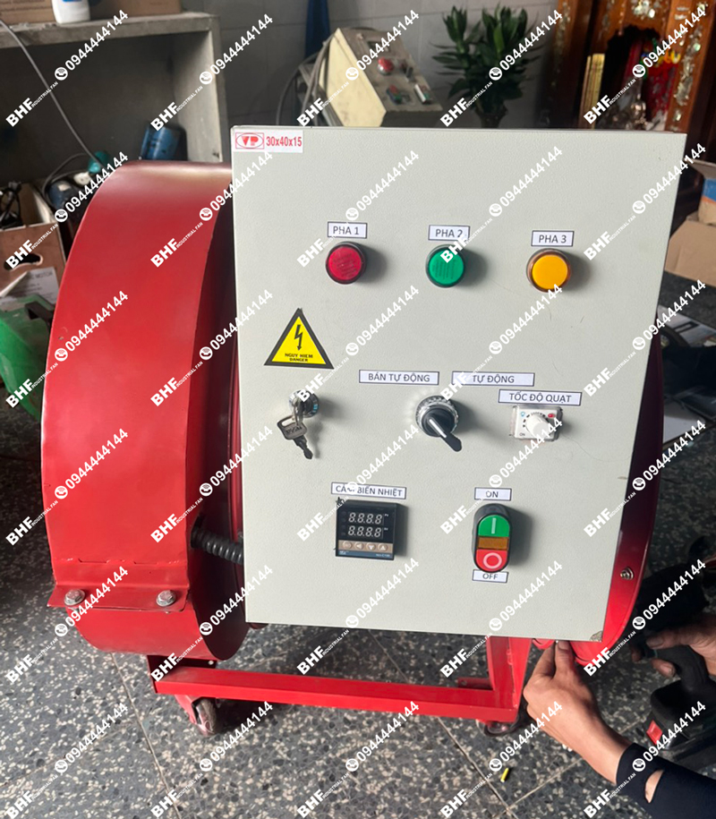 Mẫu quạt sấy công nghiệp 15KW điện áp 3 pha 380V (1)