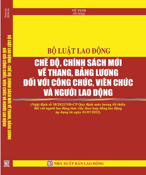 Sách Bộ luật lao động, chính sách tiền lương 2022