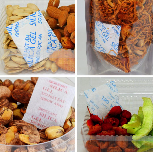 Bánh kẹo đảm bảo chất lượng khi bảo quản bằng túi hút ẩm