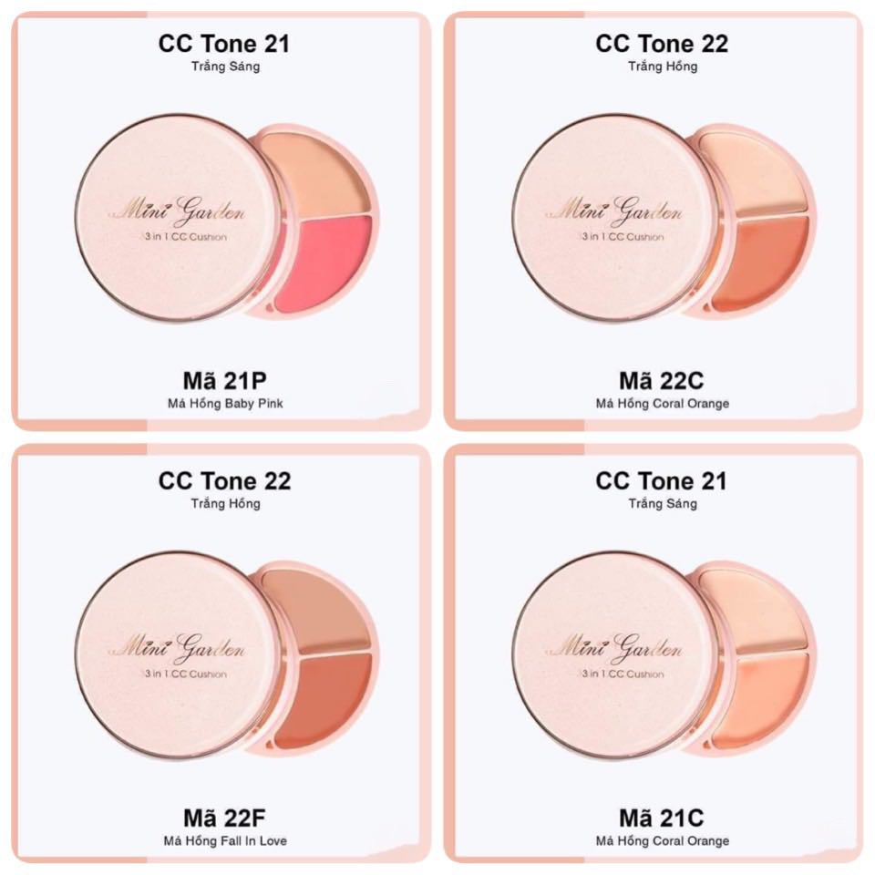 Bảng Màu 3 in 1 CC Cushion