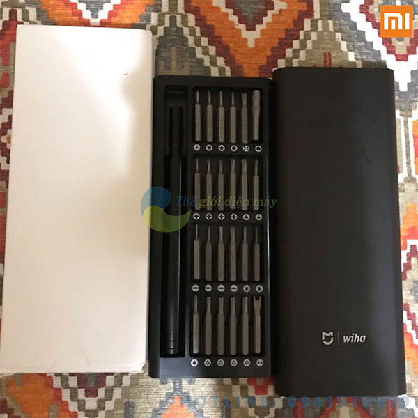 Bộ tua vít bỏ túi đa năng Xiaomi Mijia Wiha 24 món có từ hộ nhôm nguyên khối - shop Thế giới điện máy