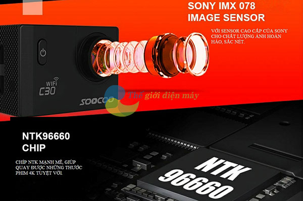 camera hanh trinh soocoo c30 camera hanh dong soocoo c30 4k wifi