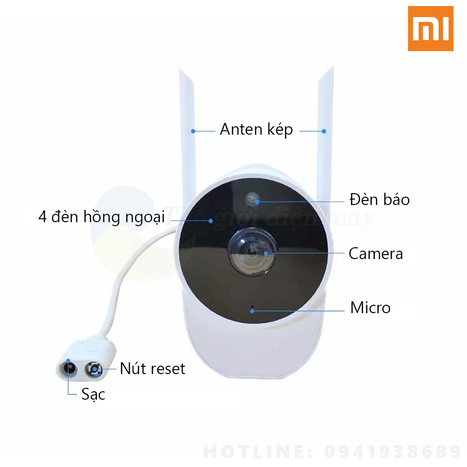 Camera giám sát ngoài trời Xiaomi Xiaovv V380
