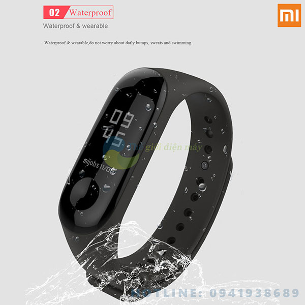 Dây đeo cao su thời trang cho đồng hồ thông minh Xiaomi Miband 3 - shop Thế giới điện máy