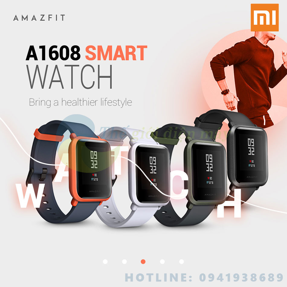 Đồng hồ thông minh Xiaomi Amazfit Bip - Bảo hành 12 tháng - Shop Thế giới điện máy