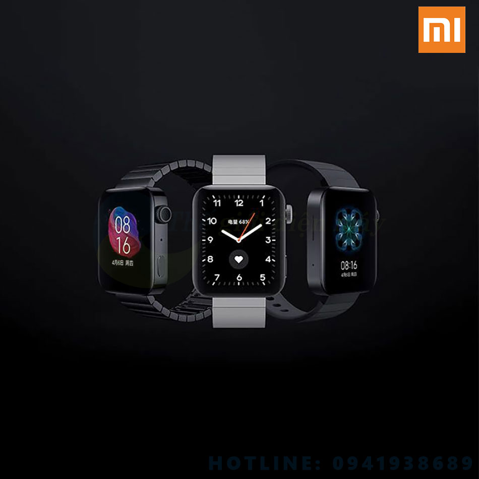 Đồng hồ thông minh Xiaomi Mi Watch sử dụng chip Qualcomm Snapdragon Wear 3100 Platform - Bảo hành 12 tháng