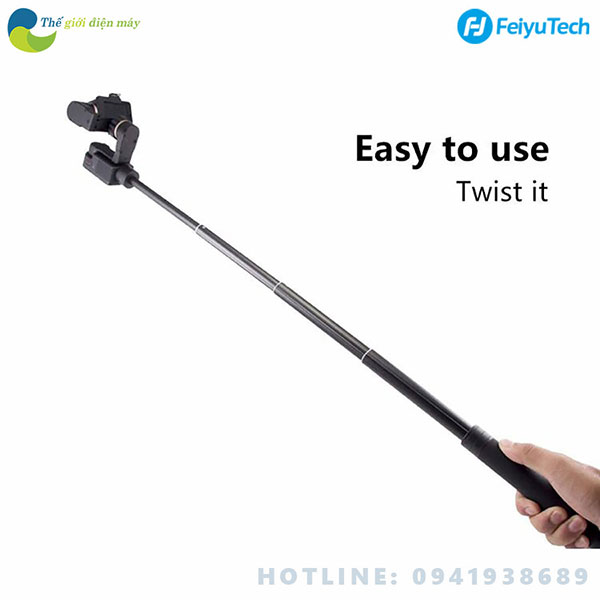 Gậy kéo dài Feiyu Tech cho Gimbal tay cầm chống rung Feiyu Tech G6 G5 SPG DJI OSMO 2 Zhiyun Smooth 4 vimble 2 - shop Thế giới điện máy