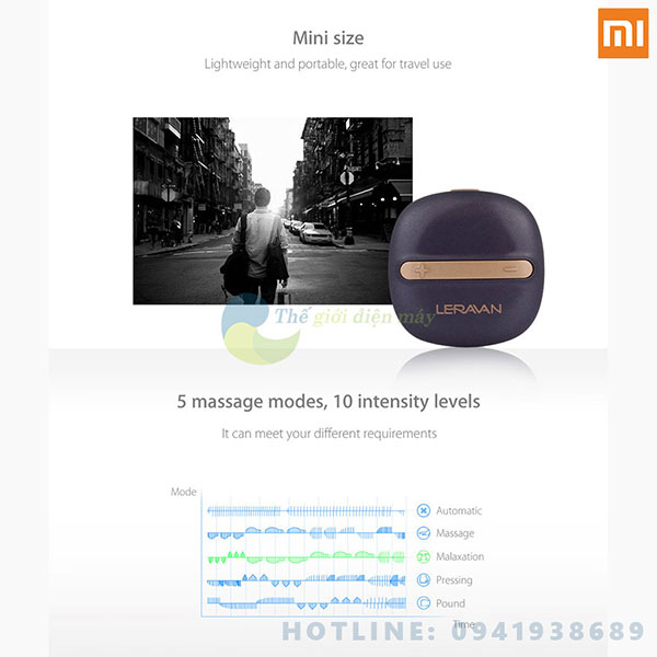 Miếng dán massage mini Xiaomi LR-H007 - Bảo hành 6 tháng - Shop Thế giới điện máy