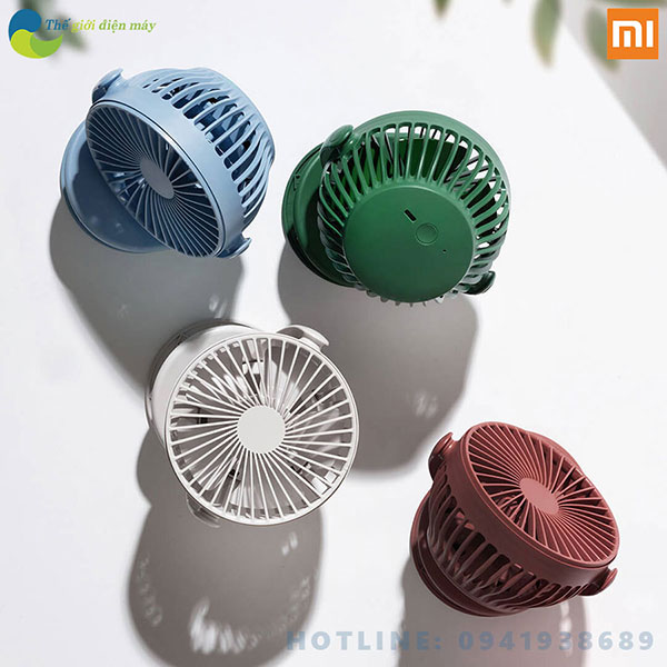 Quạt tích điện để bàn xoay 360 độ xiaomi solove fan F3 -Bảo hành 6 tháng - Shop Thế giới điện máy