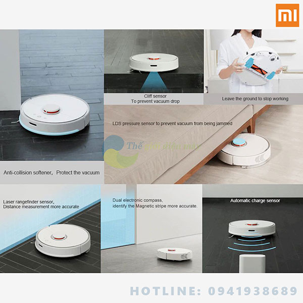 Robot hút bụi lau sàn Xiaomi Gen 2 Roborock vừa hút bụi vừa lau nhà - Bảo hành 12 tháng - Shop Thế giới điện máy