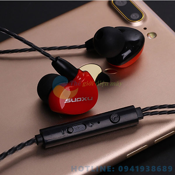 Tai nghe thể thao nhét tai Mijafit Suoxu Stereo SX538 công nghệ mới