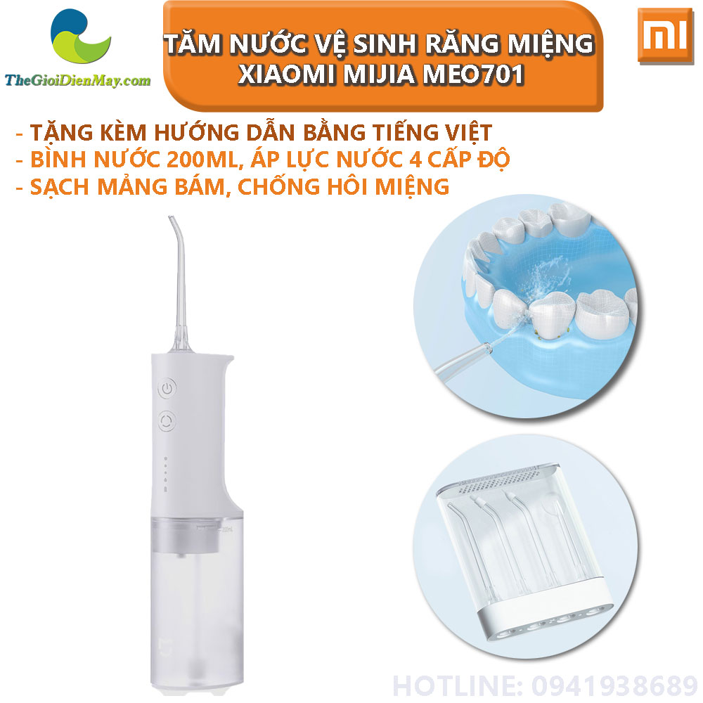 tăm nước xiaomi, máy tăm nước