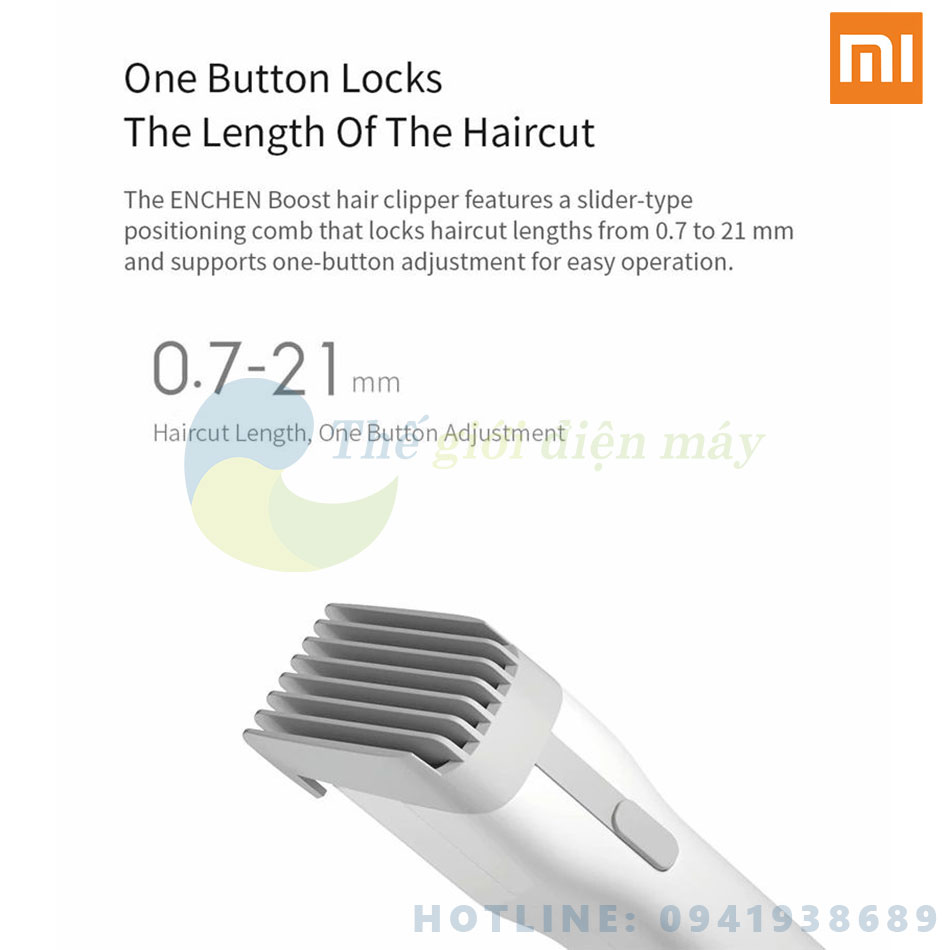 Tông đơ cắt tóc Xiaomi Enchen Boost - Enchen Boost Hair Clipper - Bảo hành 6 tháng - Shop Thế giới điện máy