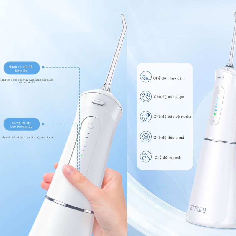 tăm nước xiaomi, máy tăm nước