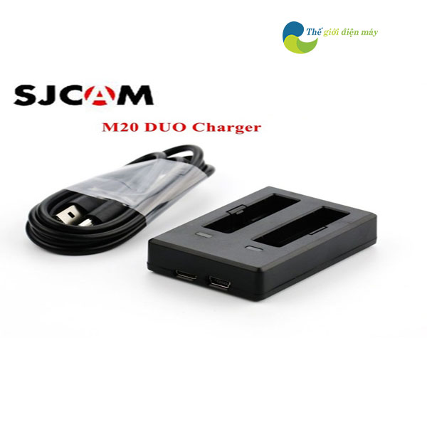 Dock sạc đôi dành cho camera hành trình, phượt SJCAM M20