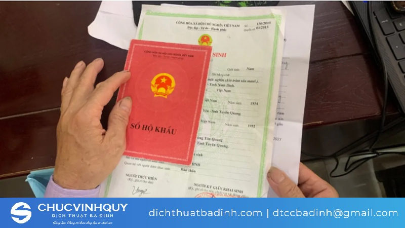 Công chứng giấy khai sinh