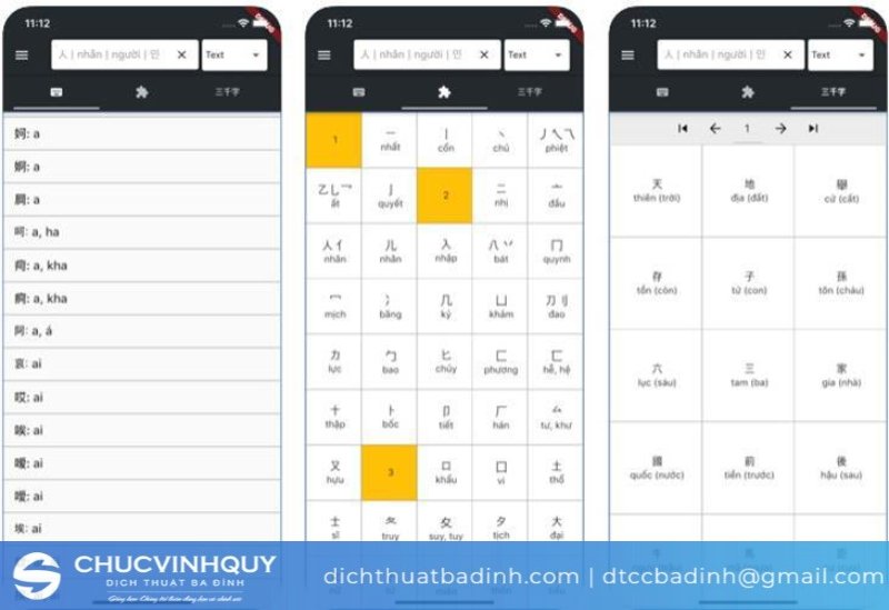 Sử dụng ứng dụng từ điển Hán – Việt trên điện thoại