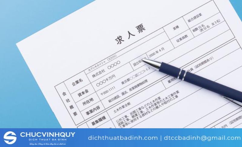 Nhu cầu dịch CV tiếng Nhật của ứng viên hiện nay