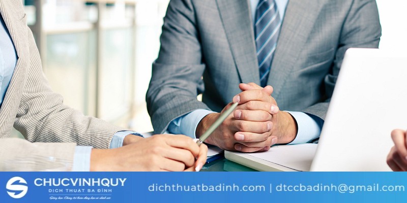 Dịch thuật Ba Đình - Địa chỉ dịch thuật chất lượng