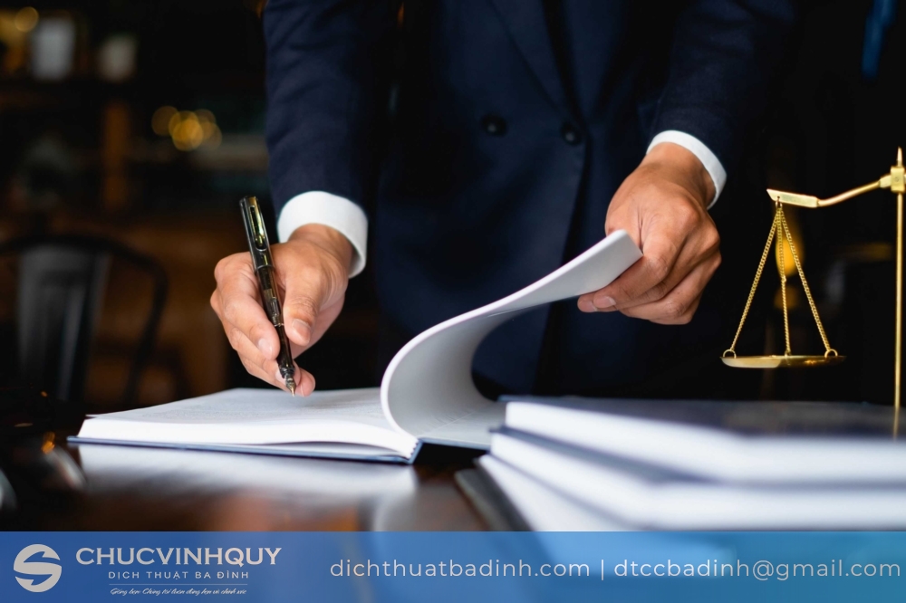 công chứng giấy tờ