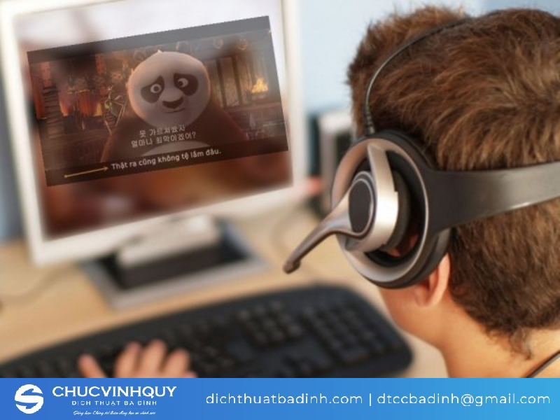 Một số bước phiên dịch xem phim cơ bản