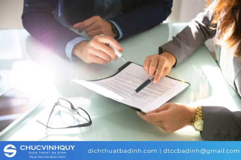 Có bản dịch song song tiếng Đức và tiếng Việt cho khách hàng