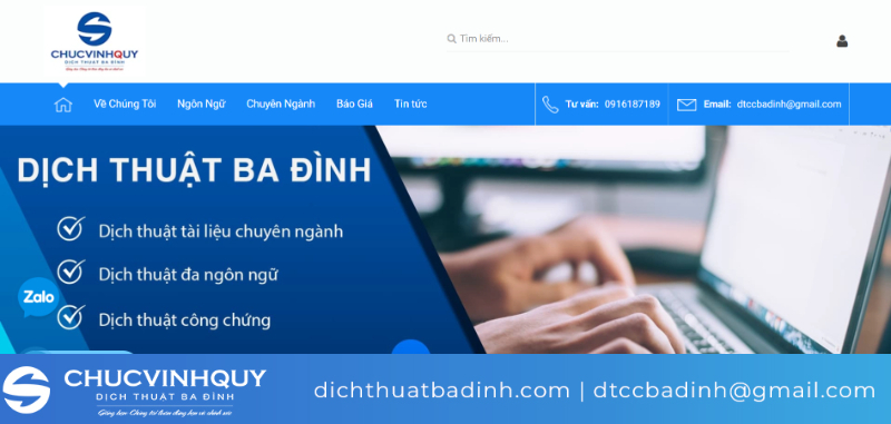 Dịch thuật Chúc Vinh Quý