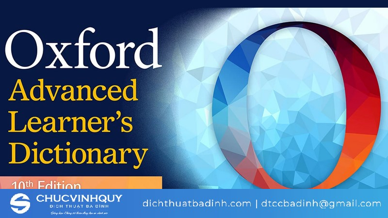 Từ điển Tiếng Anh Oxford Learner’s Dictionary