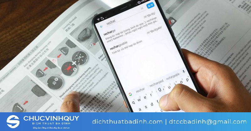 Đa dạng từ vựng và dịch chính xác nội dung