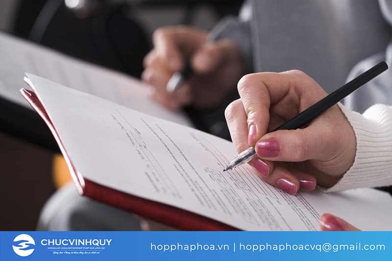 Cách điền tờ khai đề nghị cấp thị thực chính xác