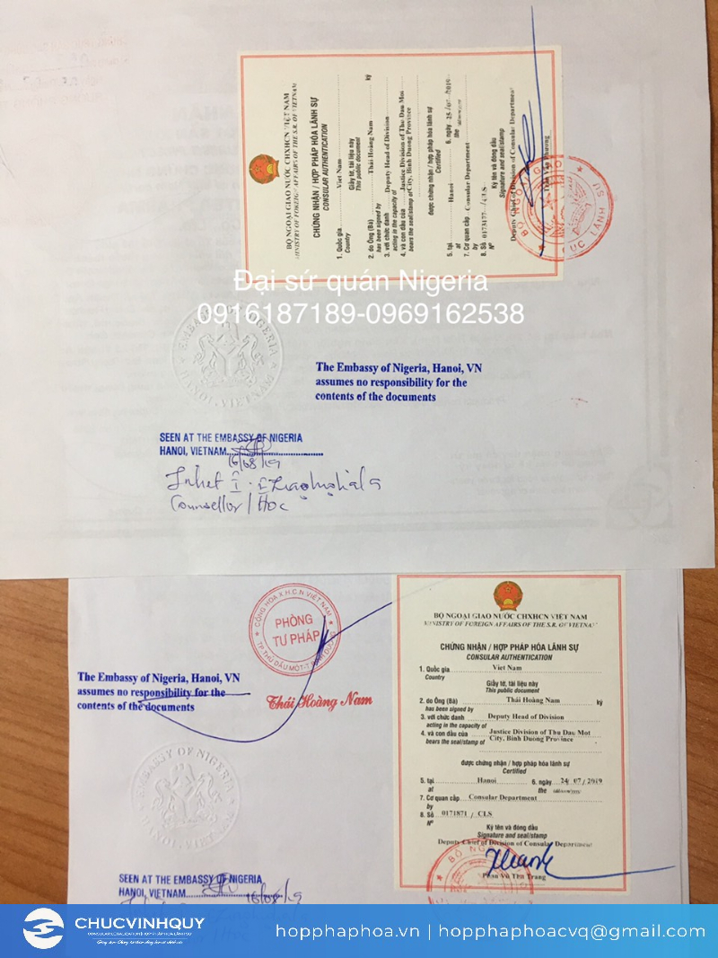 Tem hợp pháp hóa chứng nhận lãnh sự