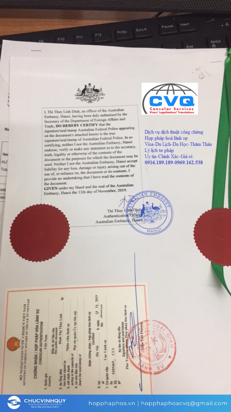 hợp pháp hóa lãnh sự