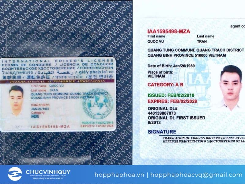 Giấy phép lái xe quốc tế