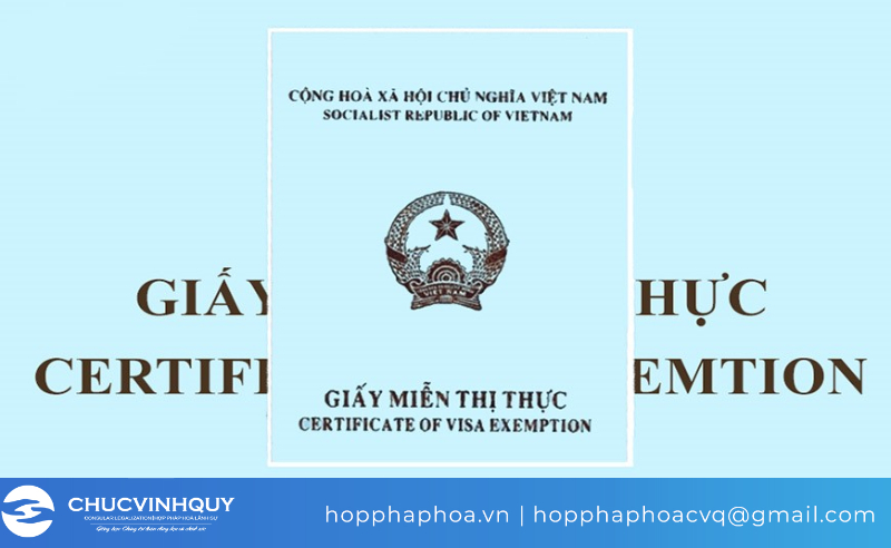 Giấy miễn thị thực đơn phương