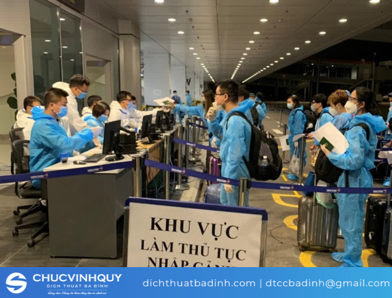 Khu vực làm thủ tục nhập cảnh cần lưu ý gì?