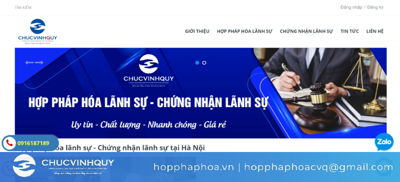 Liên hệ Chúc Vinh Quý