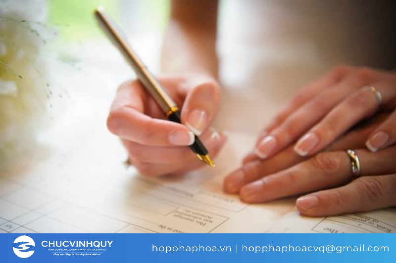 Ký vào sổ hộ tịch