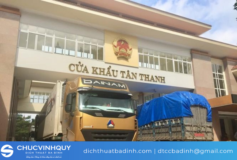Đối với phương tiện của nước có chung biên giới