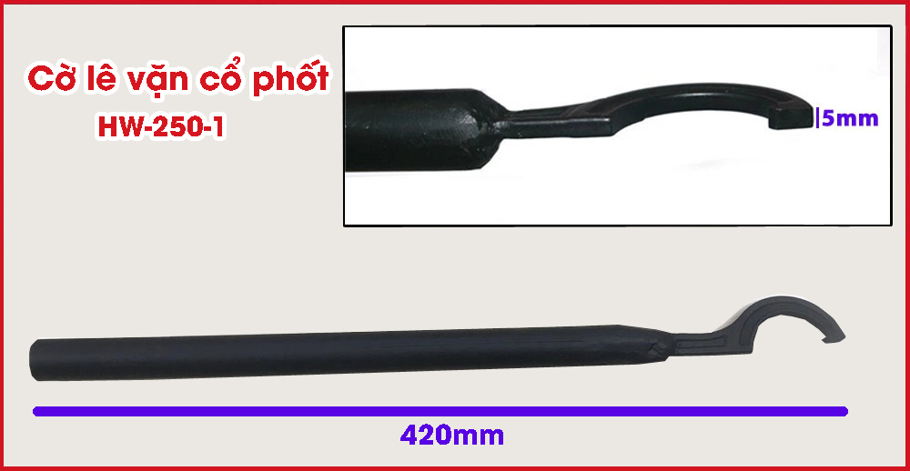 Cờ lê tháo cổ phốt Yamaha 40 - 42mm HW-250-1