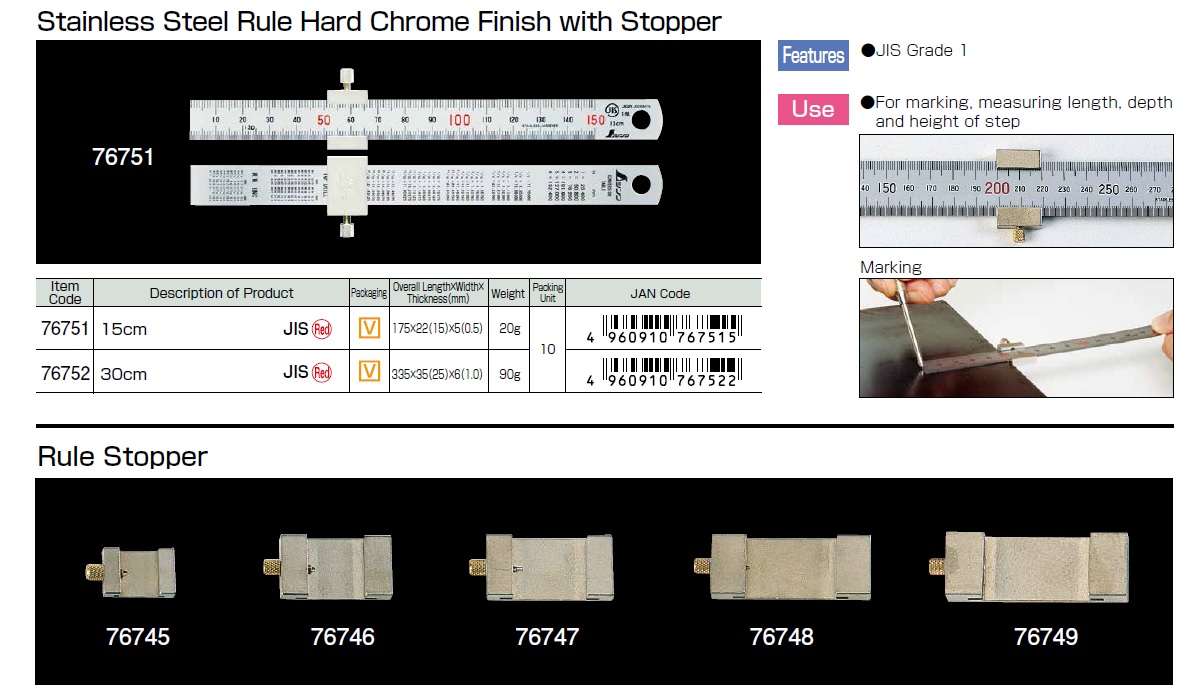 Giới Thiệu Khóa Cho Thước Lá Shinwa