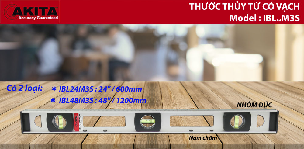 Đánh giá sự khác biệt giữa thước thủy Akita và sản phẩm giá rẻ