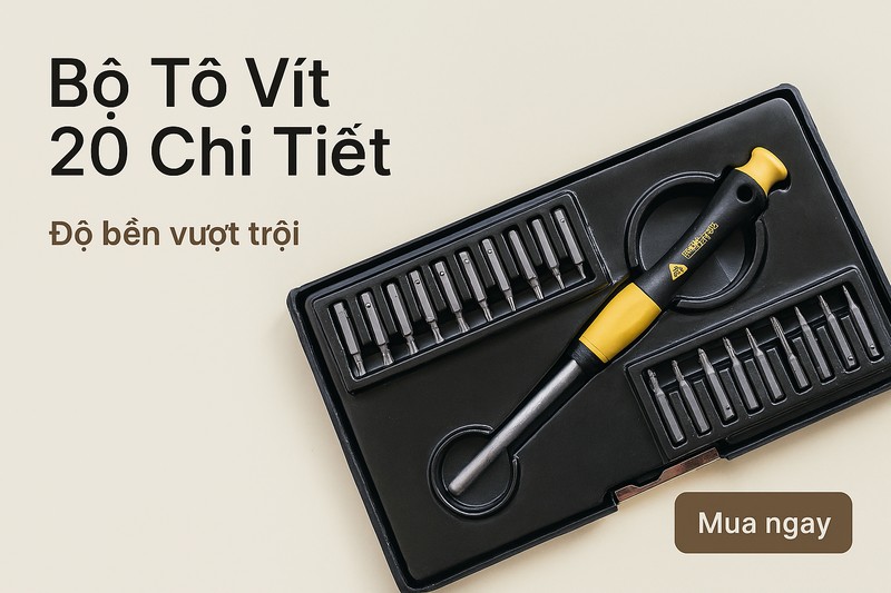 Bộ Tô Vít 20 Chi Tiết Whirlpower 112-1020