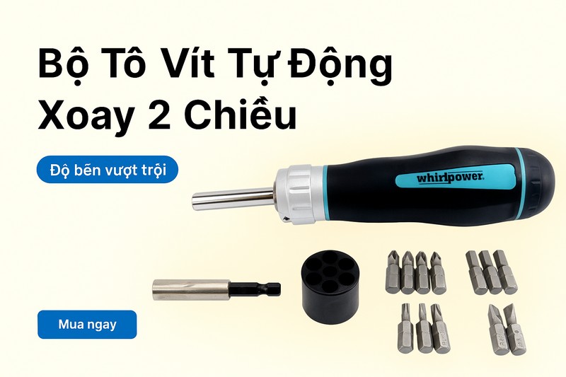 Bộ Tô Vít Tự Động Xoay 2 Chiều 14 Chi Tiết Whirlpower 96-4314