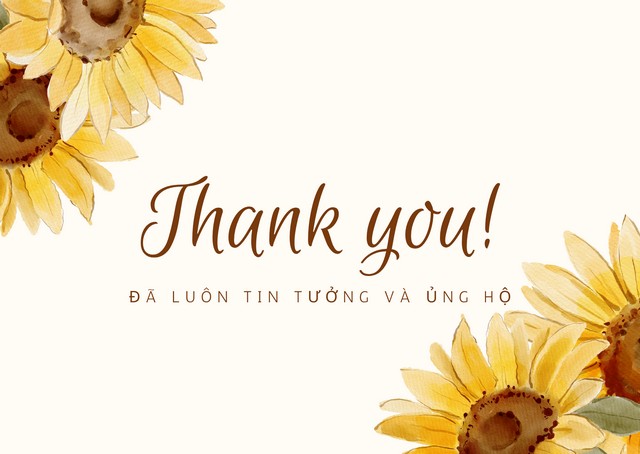 Lời Cảm Ơn từ Tân Thành Phát